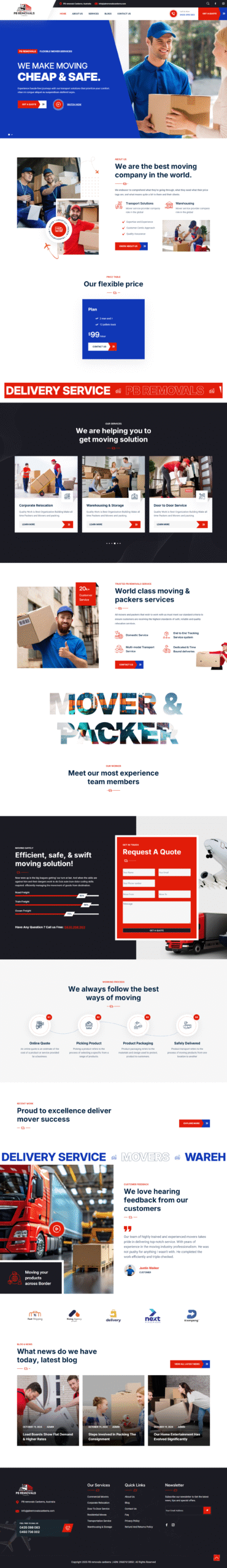 PB removals canberra