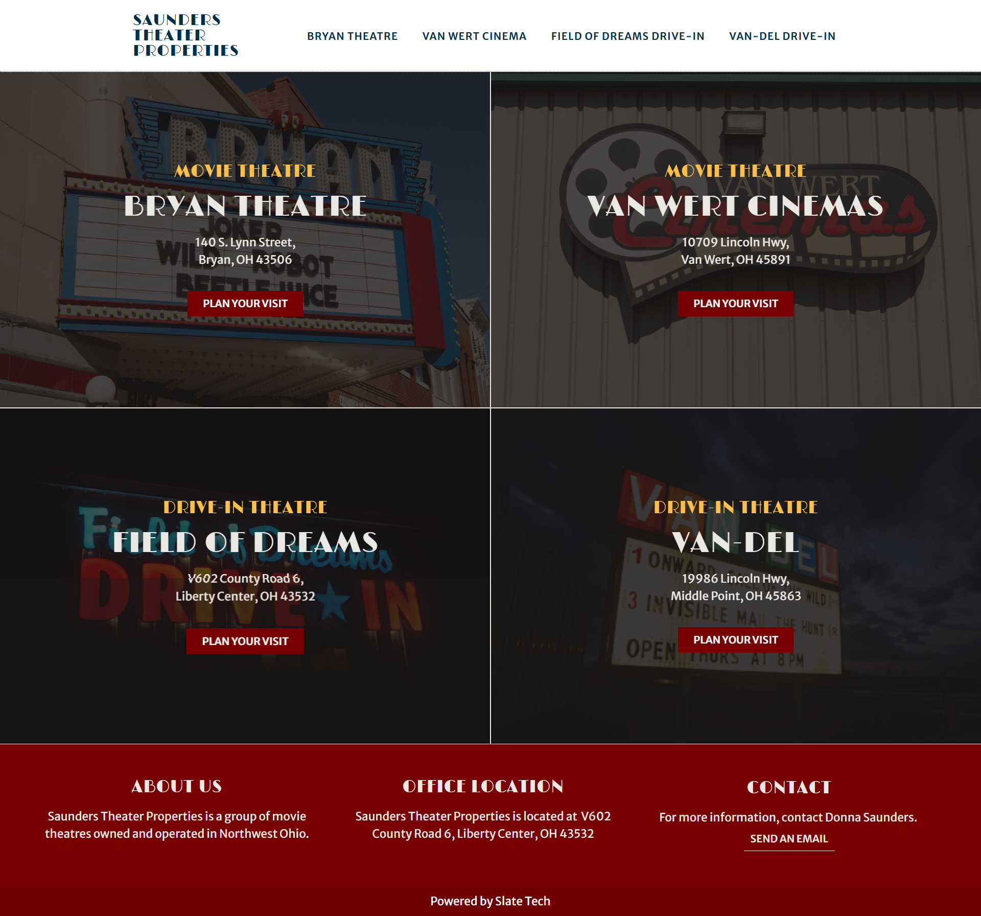 Saunders Theatre Properties