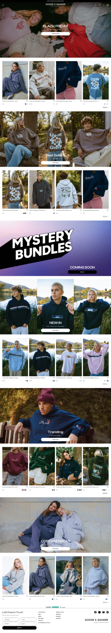 Unisex Comfy Clothing & Accessories