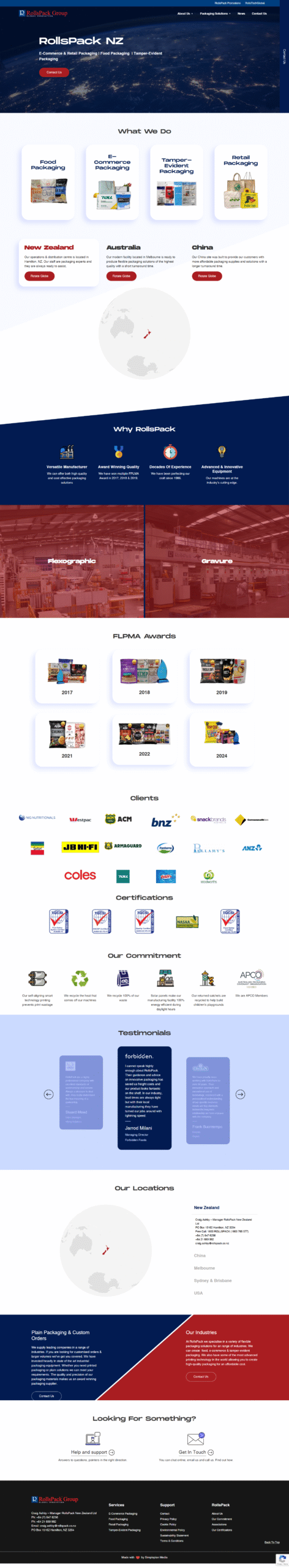 RollsPack NZ – RollsPack New Zealand